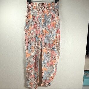 Colorful Patterned Women's Trousers